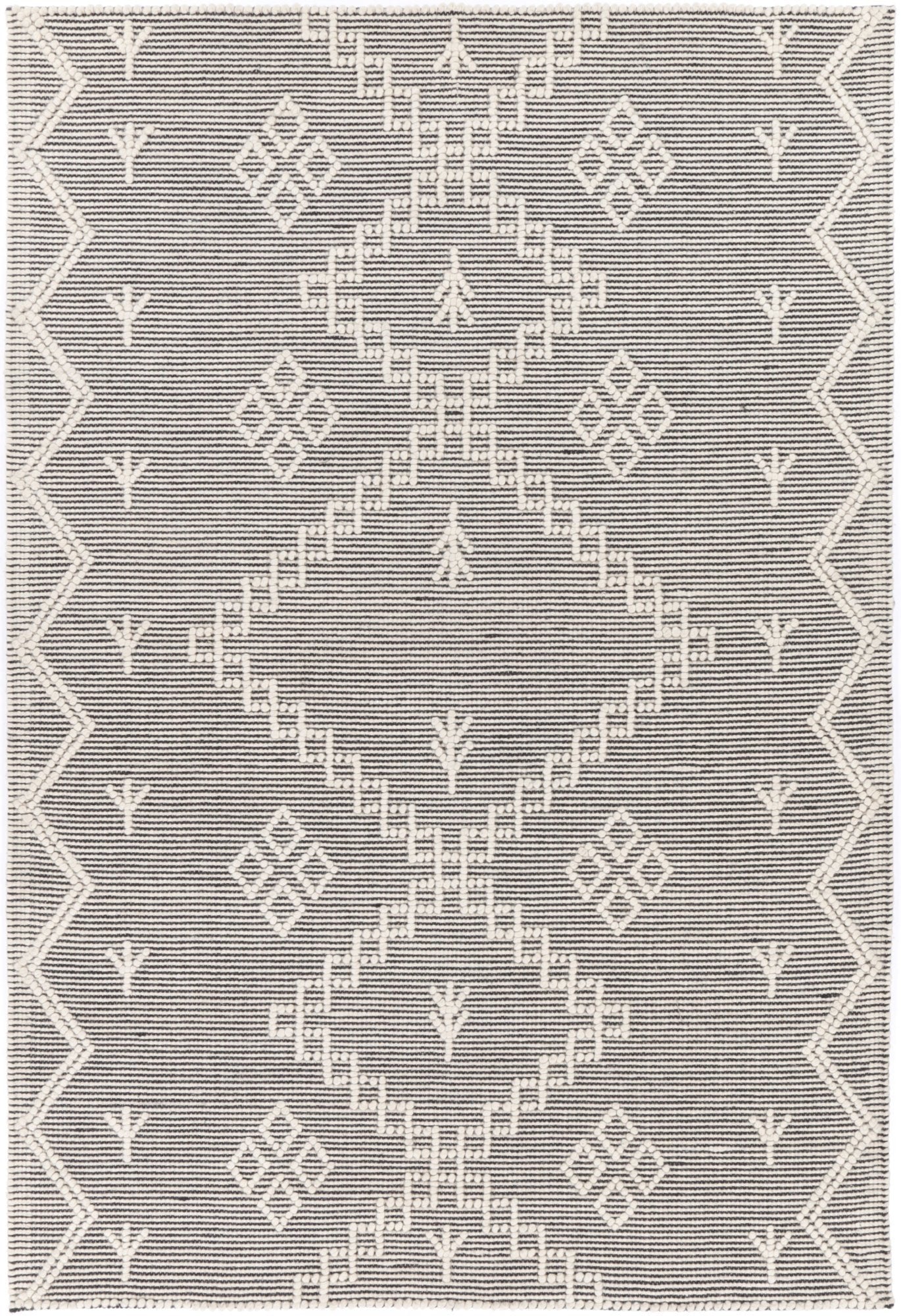 Leilani Boho Chic Cream Rug - Floorsome - Rug - GOA803D5CRE - Rug