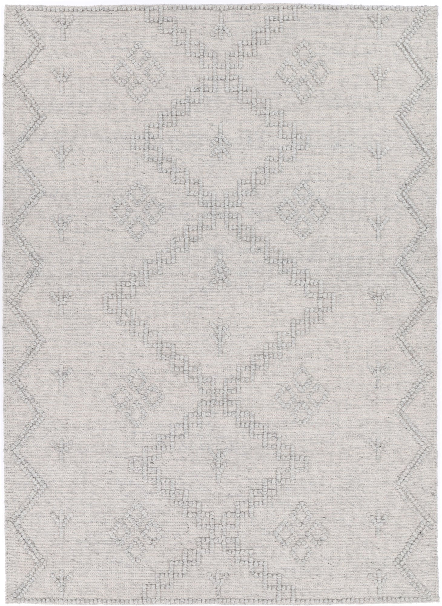 Leilani Boho Chic Grey Rug - Floorsome - Rug - GOA803D5GRE - Rug