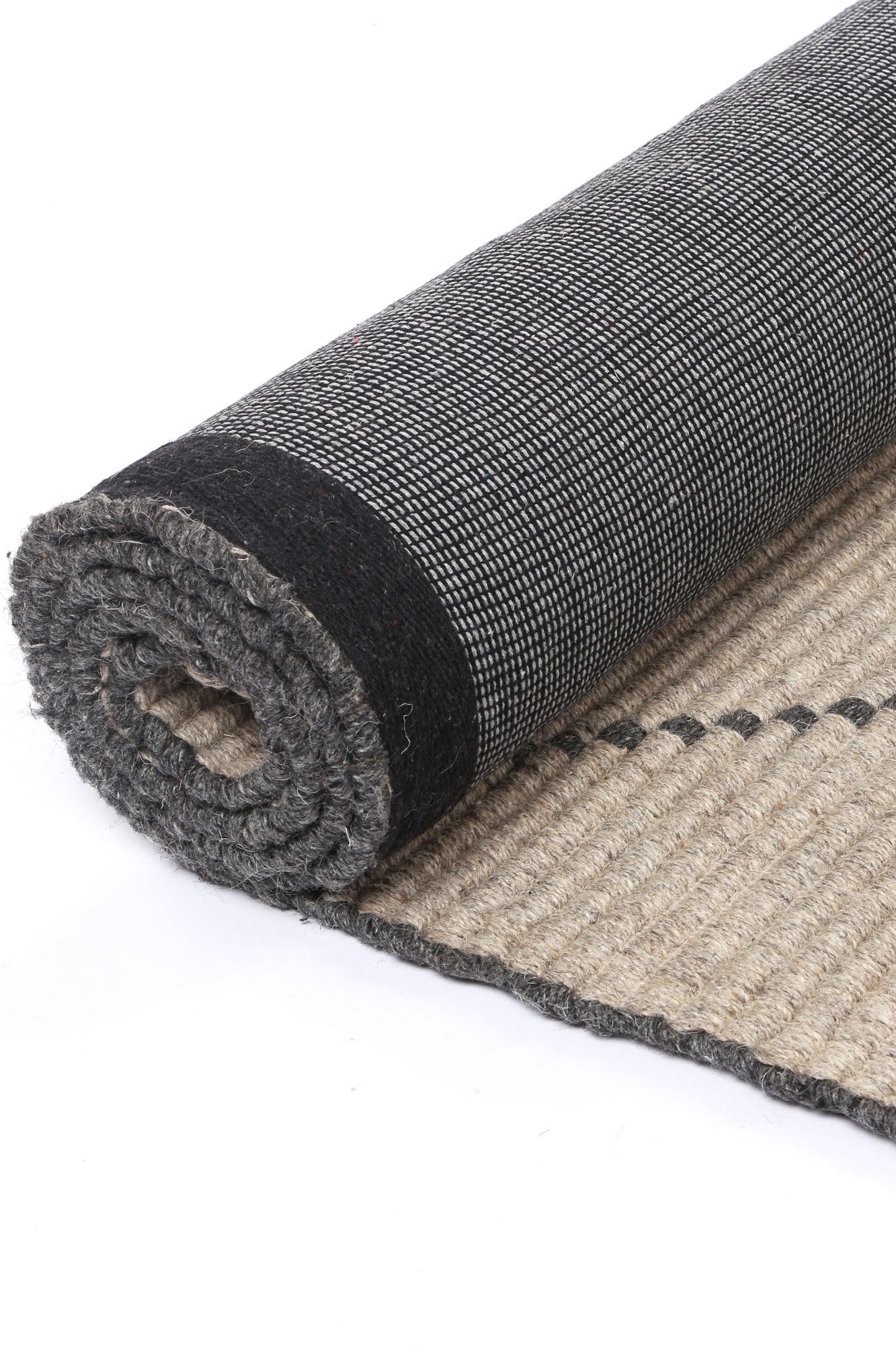 Leilani Diamond Tassel Ash Rug - Floorsome - Rug - GOA803D2ASH - Rug