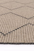 Leilani Diamond Tassel Ash Rug - Floorsome - Rug - GOA803D2ASH - Rug