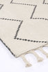 Leilani Diamond Tassel Cream Rug - Floorsome - Rug - GOA803D2CRE - Rug