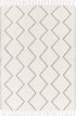 Leilani Diamond Tassel Cream Rug - Floorsome - Rug - GOA803D2CRE - Rug