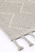 Leilani Diamond Tassel Grey Rug - Floorsome - Rug