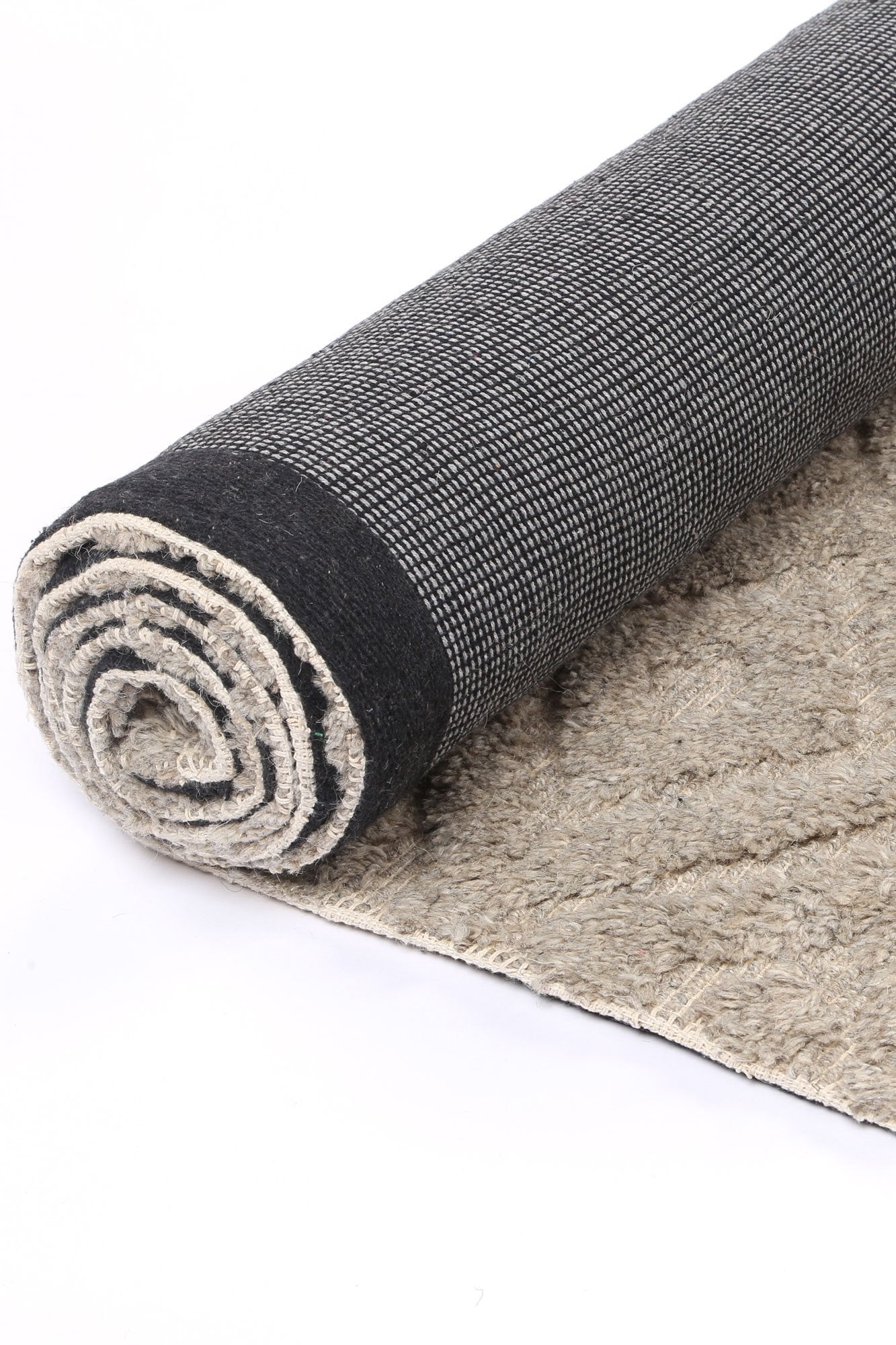Leilani Plush Diamond Ash Rug - Floorsome - Rug - GOA803D4ASH - Rug
