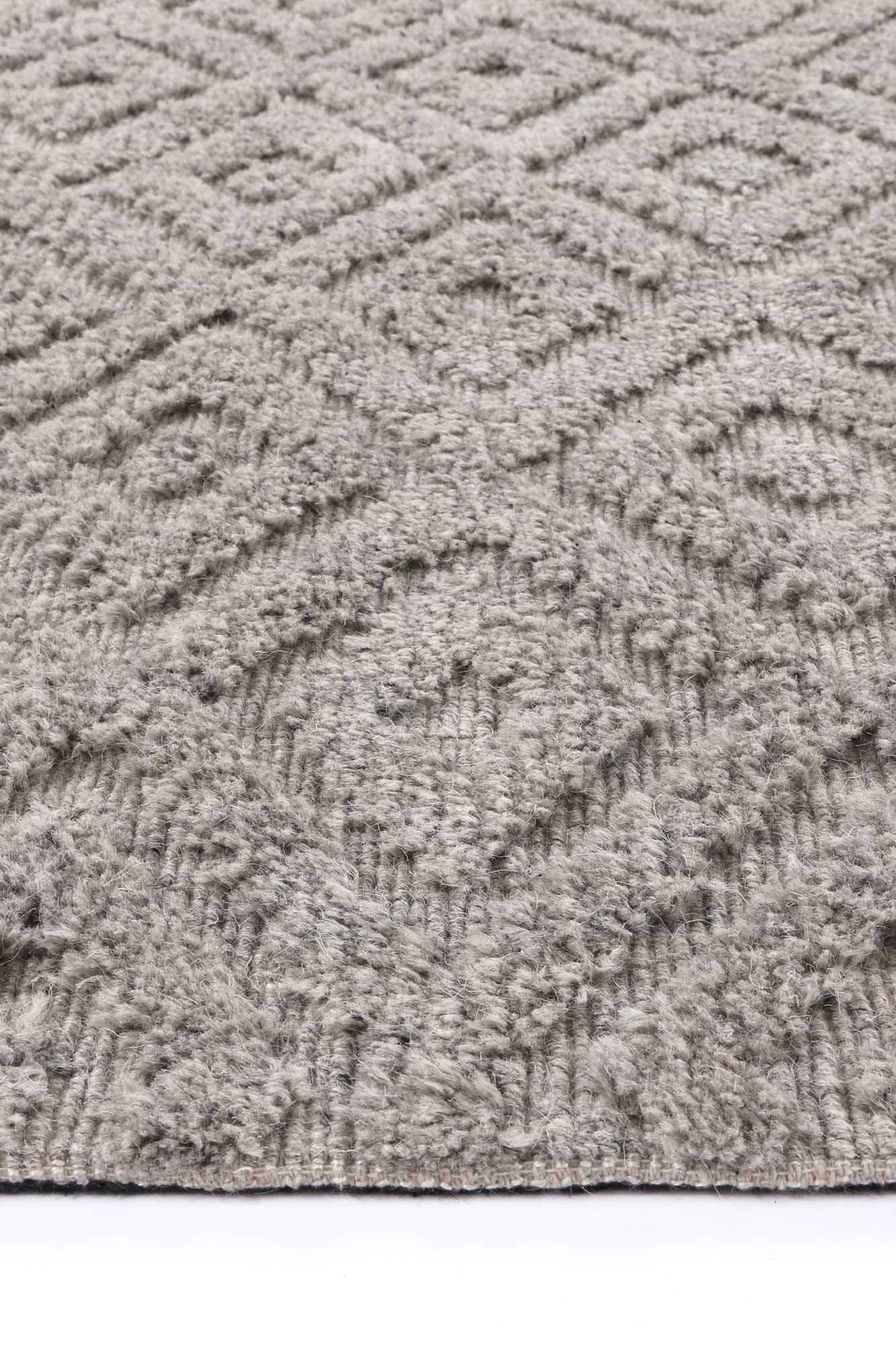 Leilani Plush Diamond Grey Rug - Floorsome - Rug - GOA803D4GRE - Rug