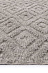 Leilani Plush Diamond Grey Rug - Floorsome - Rug - GOA803D4GRE - Rug