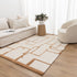 Les Nomades Lines Rust Wool Rug - LES99 - Floorsome - Area Rug - LESM16099 - Area Rug