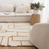 Les Nomades Lines Rust Wool Rug - LES99 - Floorsome - Area Rug - LESM16099 - Area Rug