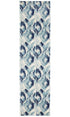 Lesley Whimsical Blue Runner Rug - Floorsome - Modern - MIR - 353 - BLU - 300X80 - Modern