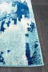 Lesley Whimsical Blue Runner Rug - Floorsome - Modern - MIR - 353 - BLU - 300X80 - Modern
