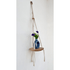 Lho 1 Tier Macrame Hanging Shelf - Floorsome - PLANTERLHO0001T - 