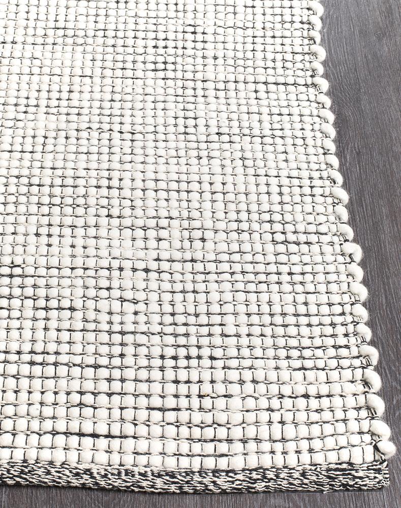 Loft Stunning Wool Black Rug - Floorsome - Modern - LFT - BLK - 165X115 - Modern