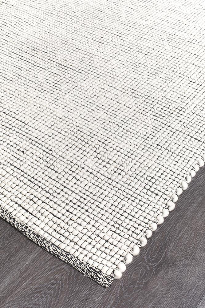 Loft Stunning Wool Black Rug - Floorsome - Modern - LFT - BLK - 165X115 - Modern