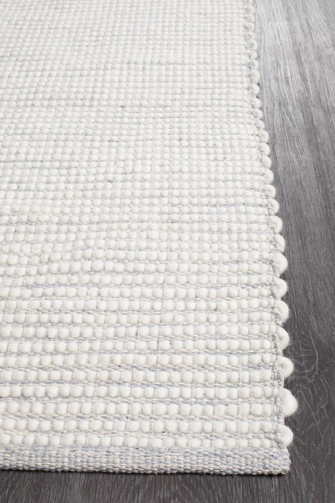 Loft Stunning Wool Grey Rug - Floorsome - Modern - LFT - GREY - 165X115 - Modern