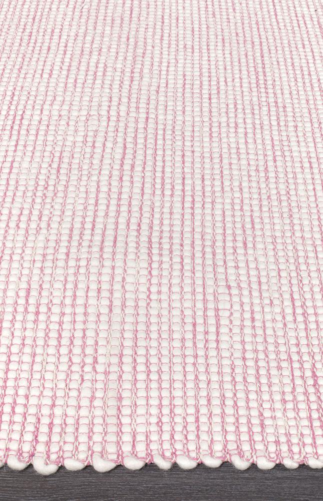 Loft Stunning Wool Pink Rug - Floorsome - Modern - LFT - PINK - 165X115 - Modern