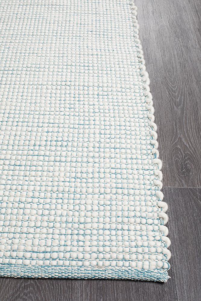 Loft Stunning Wool Turquoise Rug - Floorsome - Modern - LFT - TURQ - 165X115 - Modern