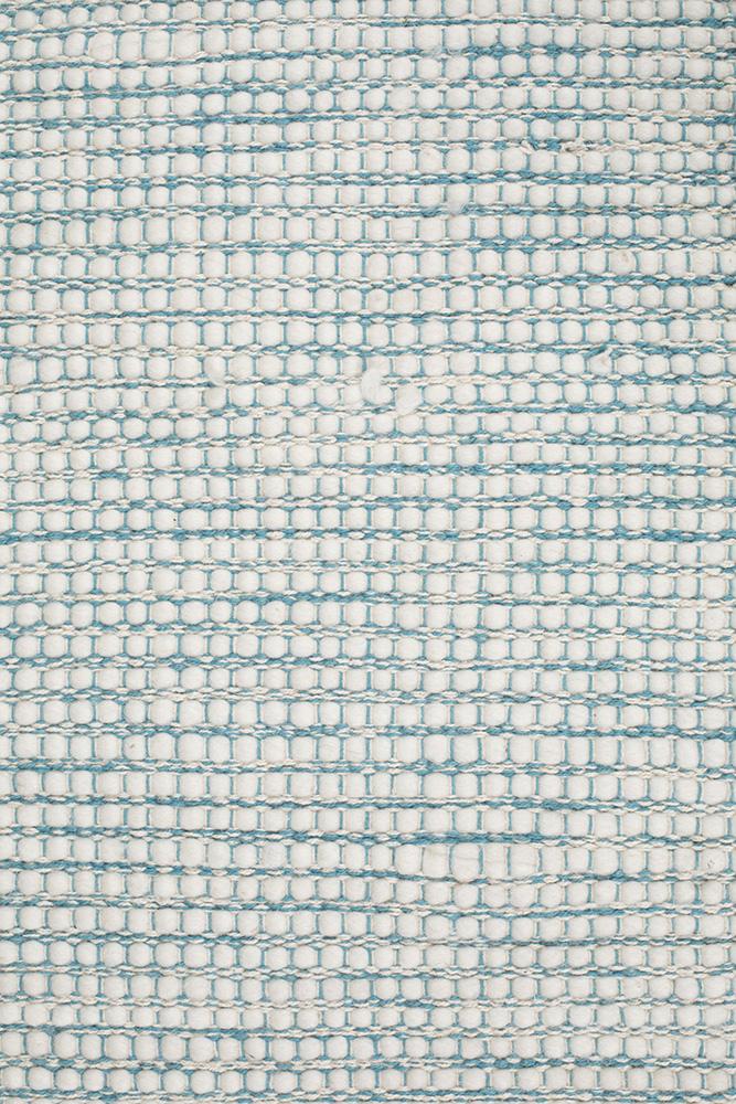 Loft Stunning Wool Turquoise Rug - Floorsome - Modern - LFT - TURQ - 165X115 - Modern