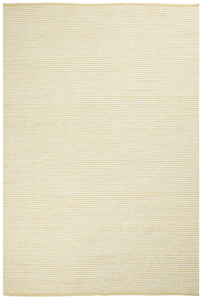 Loft Stunning Wool Yellow Rug - Floorsome - Modern - LFT - YEL - 165X115 - Modern