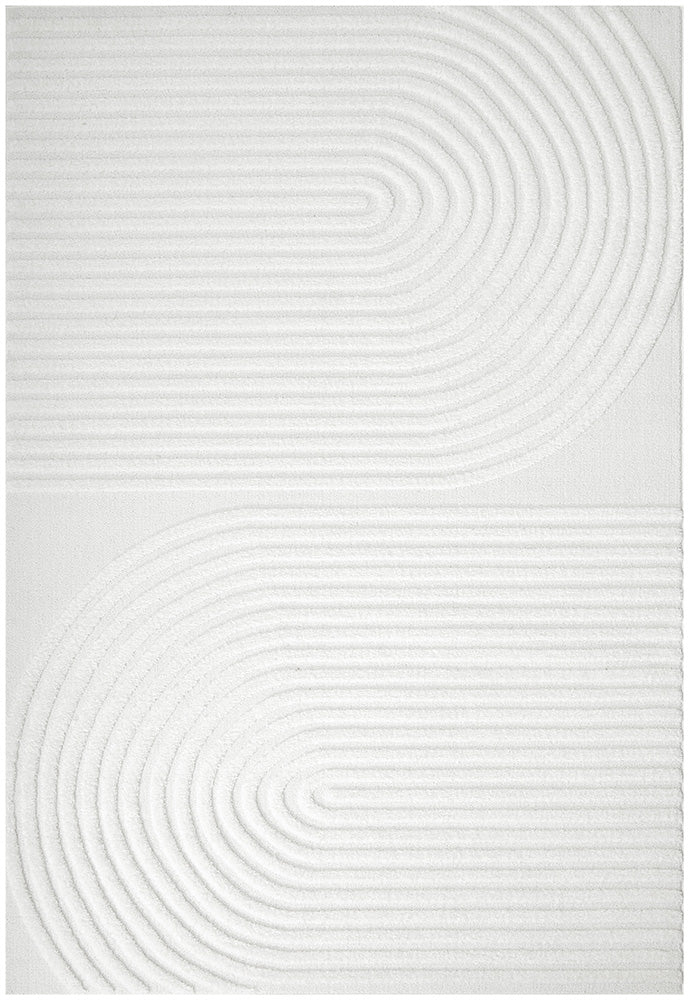 Lotus Abbey White Rug - Floorsome - Lotus Collection - LOT - ABBEY - WHITE - 230X160 - Lotus Collection