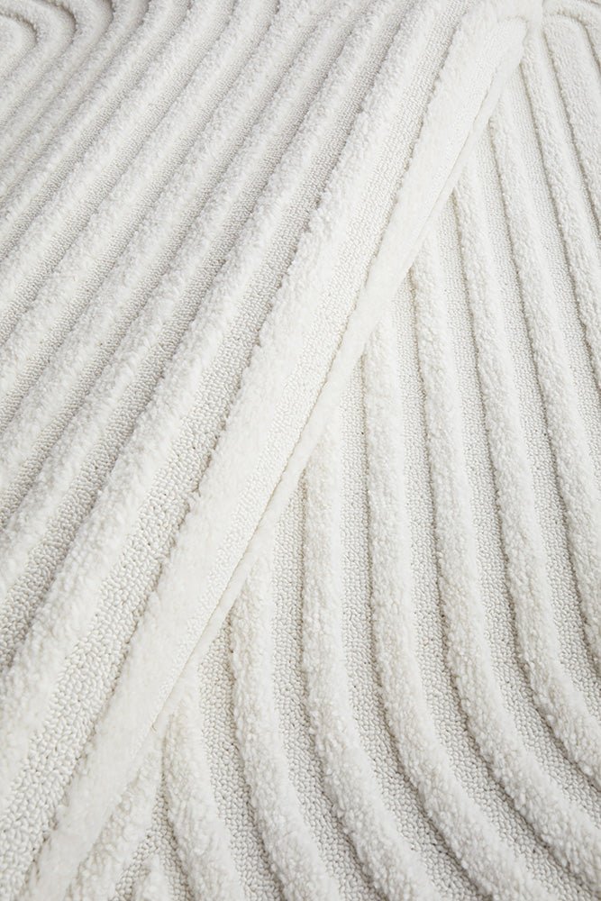 Lotus Carl White Runner Rug - Floorsome - Lotus Collection - LOT - CARL - WHITE - 300X80 - Lotus Collection