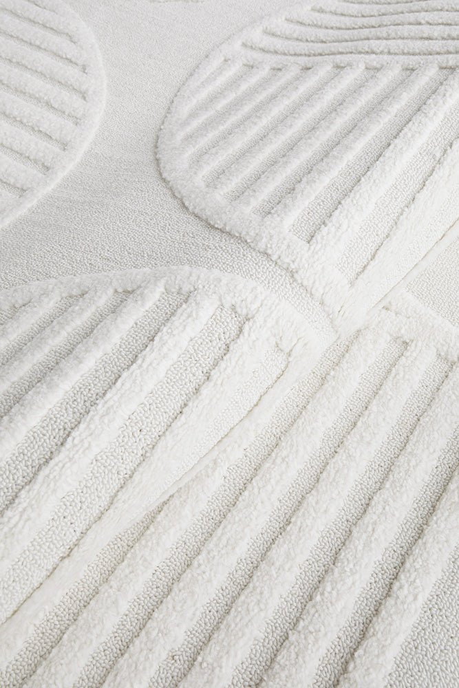 Lotus Leo White Runner Rug - Floorsome - Lotus Collection - LOT - LEO - WHITE - 300X80 - Lotus Collection