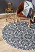 Lunar 419 Printed Blue - Floorsome - Modern - LUN - 419 - BLU - 120X120 - Modern