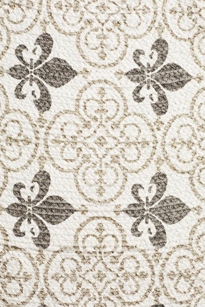 Lunar 421 Printed Silver - Floorsome - Modern - LUN - 421 - SIL - 120X120 - Modern