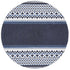 Lunar 422 Printed Navy - Floorsome - MODERN - LUN - 422 - NAV - 120X120 - MODERN