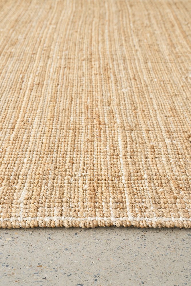 Madras Marlo Natural Runner Rug - Floorsome - Madras Collection