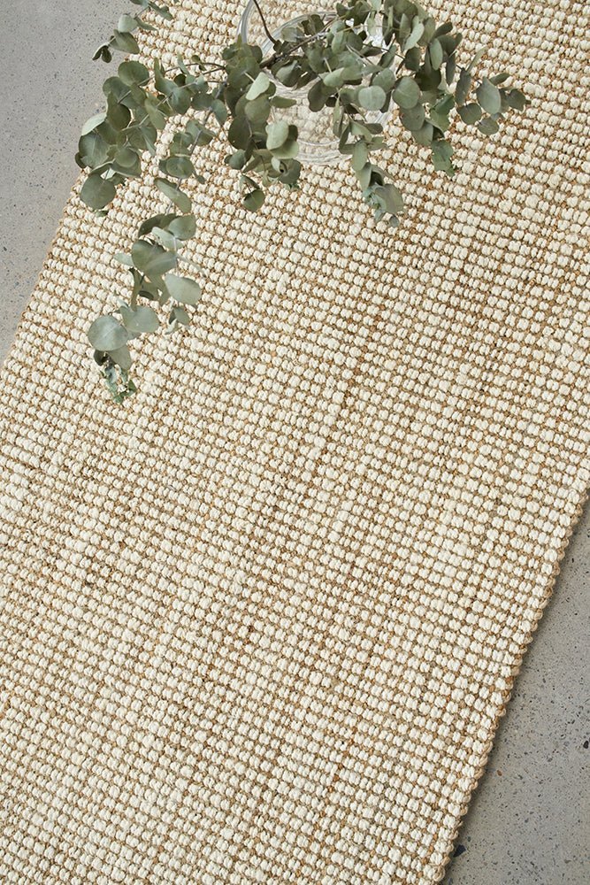 Madras Marlo White Runner Rug - Floorsome - Madras Collection - MAD - MARLO - WHT - 300X80 - Madras Collection