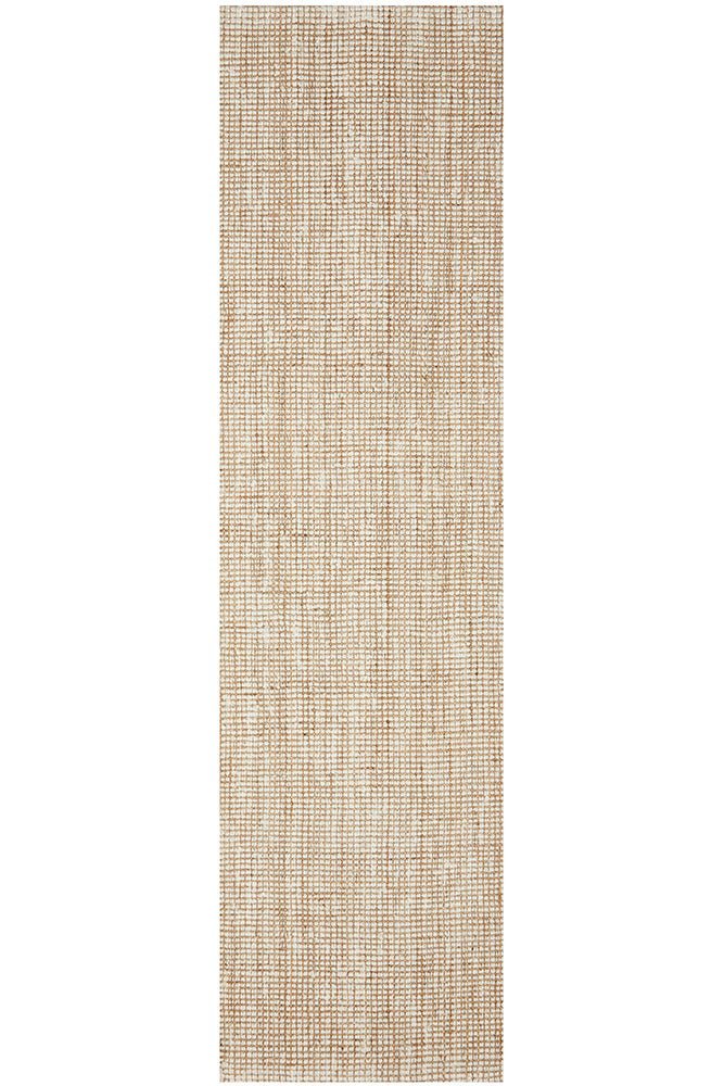 Madras Marlo White Runner Rug - Floorsome - Madras Collection - MAD - MARLO - WHT - 300X80 - Madras Collection