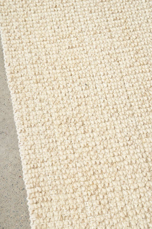 Madras Parker Cream Runner Rug - Floorsome - Madras Collection
