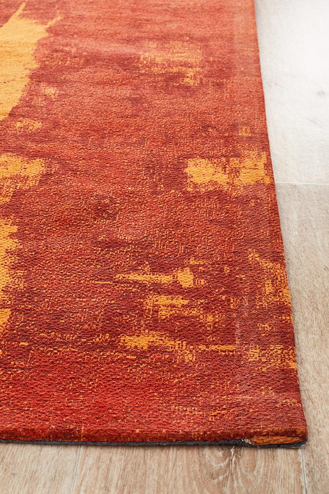 Magnolia 11 Paprika Runner Rug - Floorsome - MODERN - MGN - 11 - PAP - 300X80 - MODERN