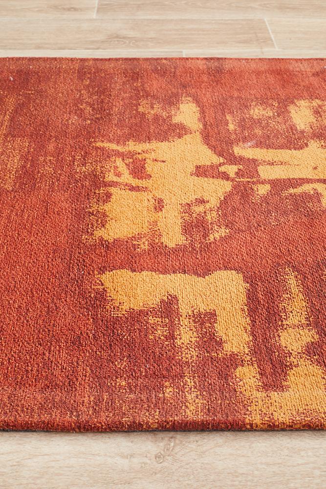 Magnolia 11 Paprika Runner Rug - Floorsome - MODERN - MGN - 11 - PAP - 300X80 - MODERN