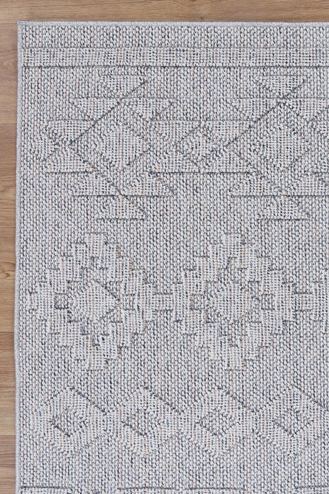 Maldives Indoor/Outdoor Grey Rug - Floorsome - Rug - MALD280TW02 - Rug