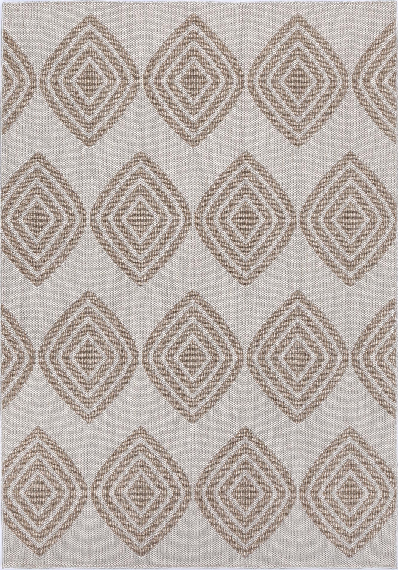 Maldives Modern Indoor/Outdoor Beige Rug - Floorsome - Rug - MALD280TW04 - Rug