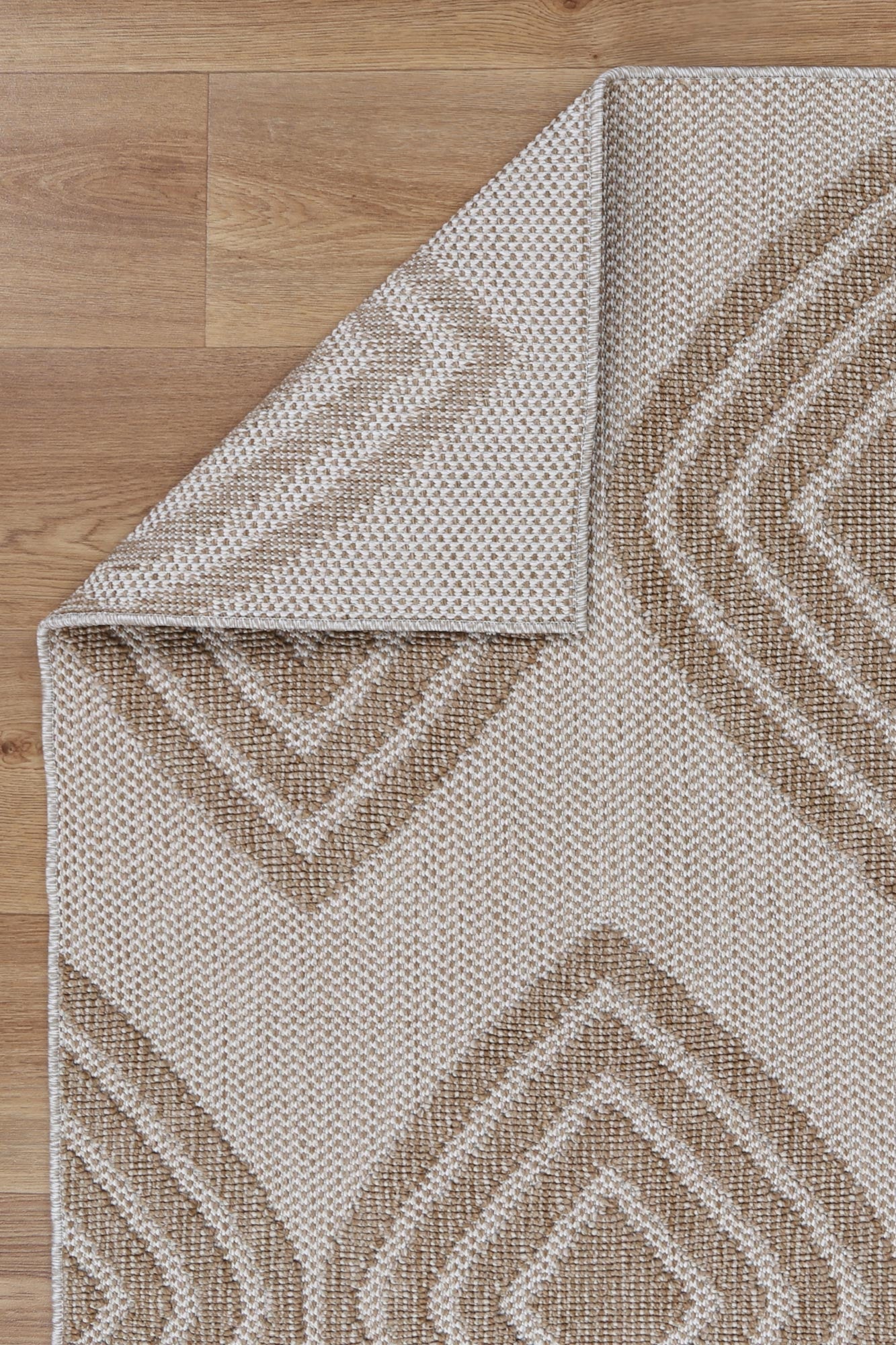Maldives Modern Indoor/Outdoor Beige Rug - Floorsome - Rug - MALD280TW04 - Rug