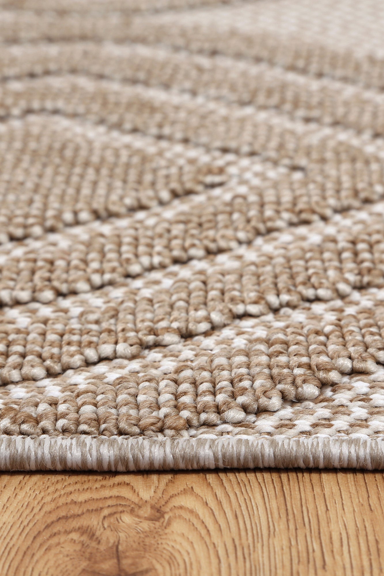 Maldives Modern Indoor/Outdoor Beige Rug - Floorsome - Rug - MALD280TW04 - Rug