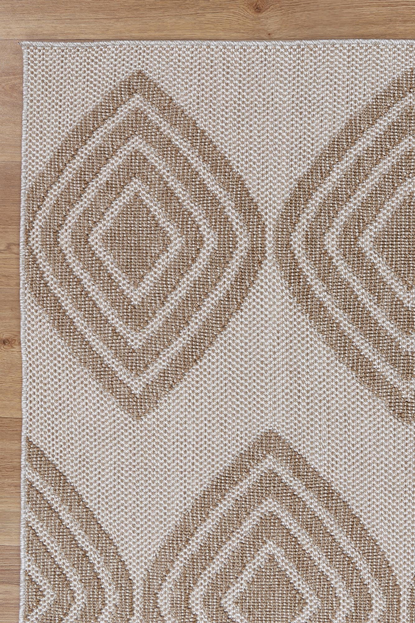 Maldives Modern Indoor/Outdoor Beige Rug - Floorsome - Rug - MALD280TW04 - Rug