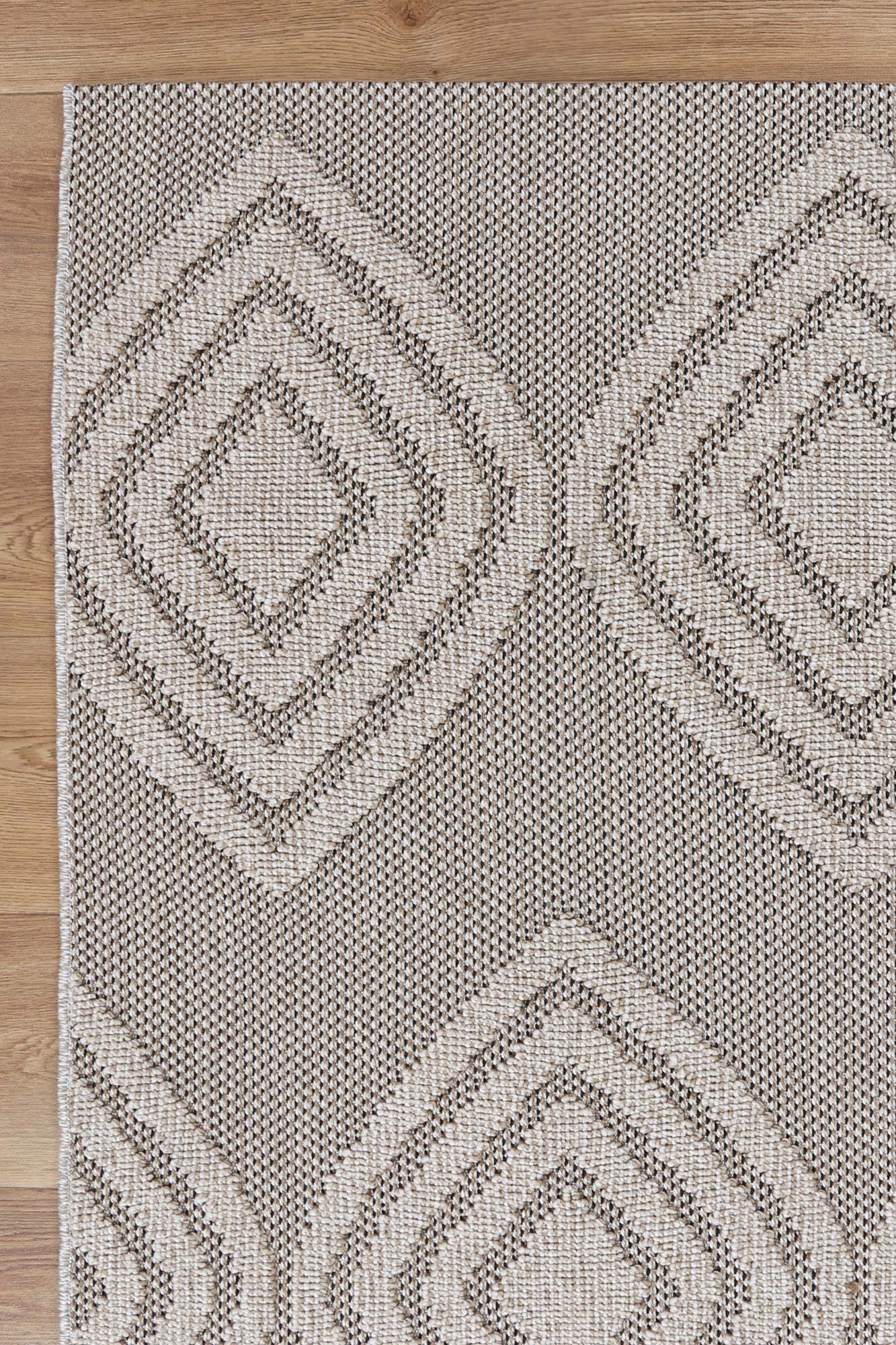 Maldives Modern Indoor/Outdoor Brown Rug - Floorsome - Rug - MALD280TW03 - Rug