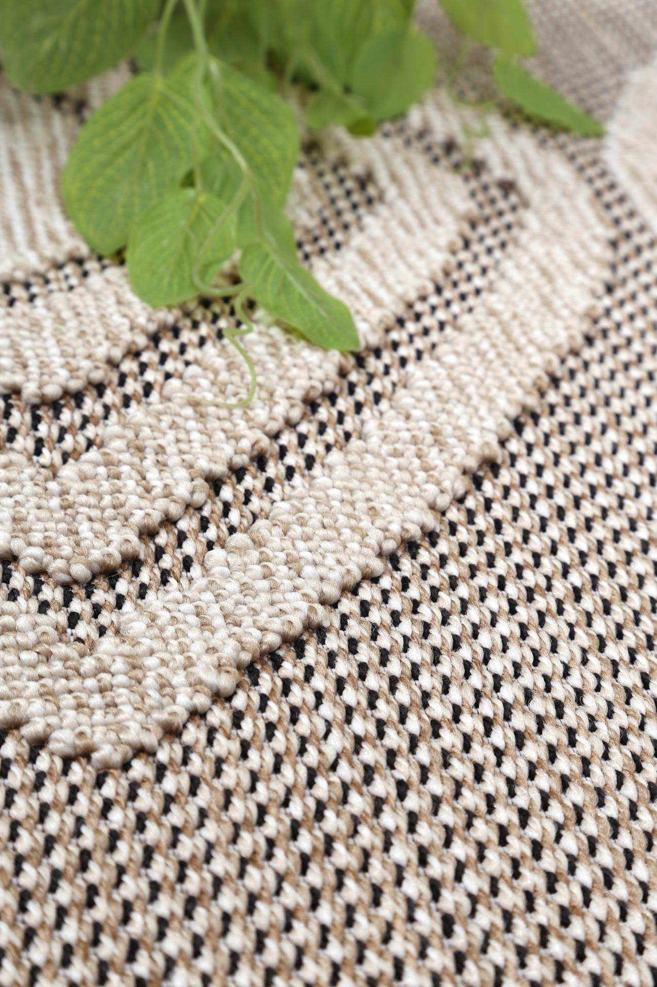 Maldives Modern Indoor/Outdoor Brown Rug - Floorsome - Rug - MALD280TW03 - Rug