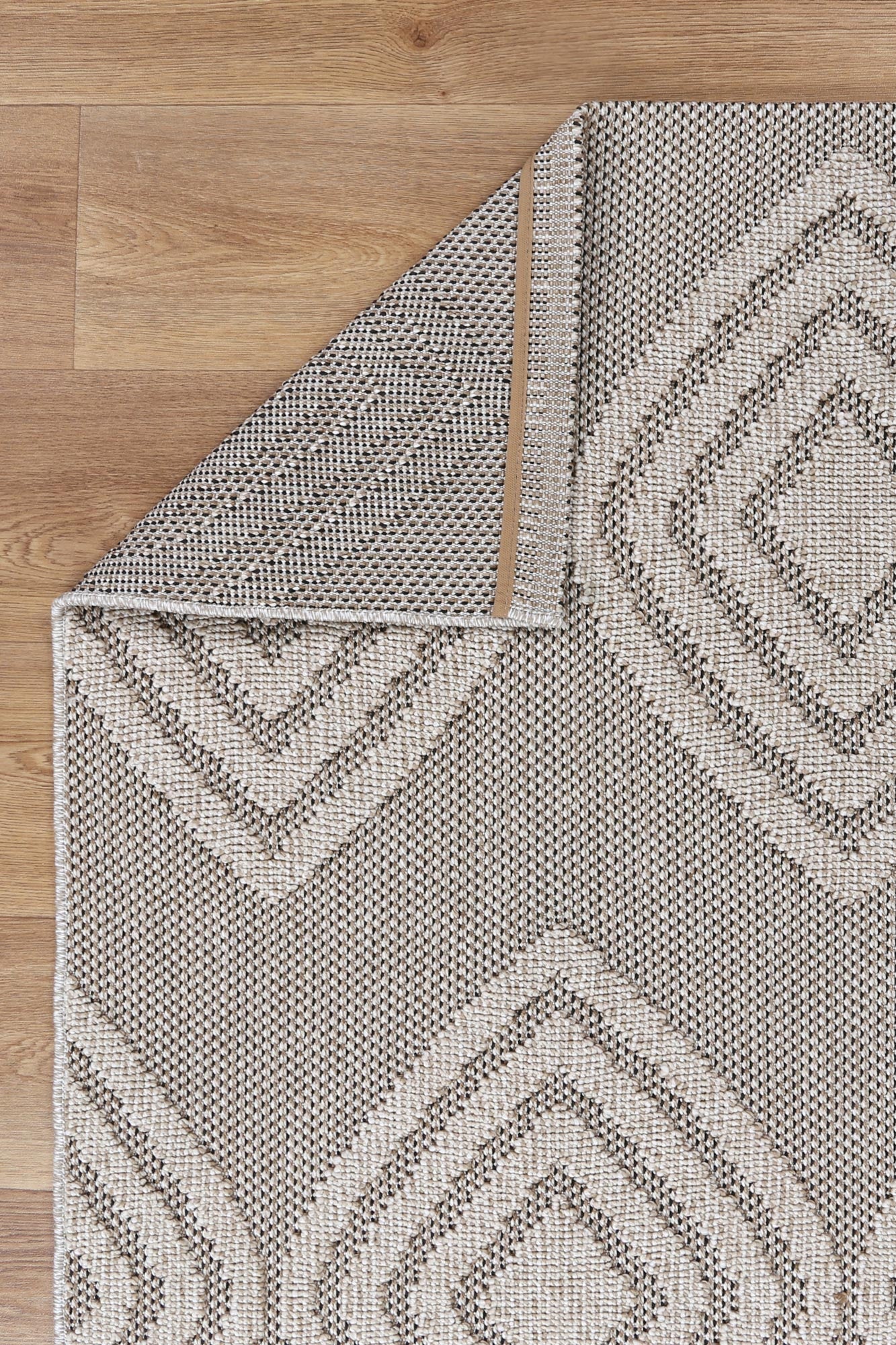 Maldives Modern Indoor/Outdoor Brown Rug - Floorsome - Rug - MALD280TW03 - Rug