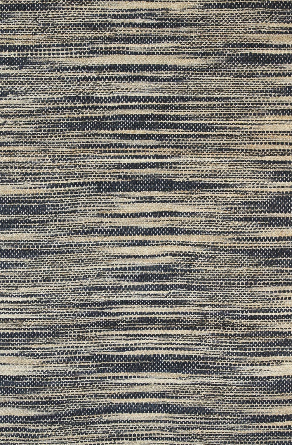 Malmo Grey Stipe Natural Jute Rug - Floorsome - Natural - MALM160GREY - Natural