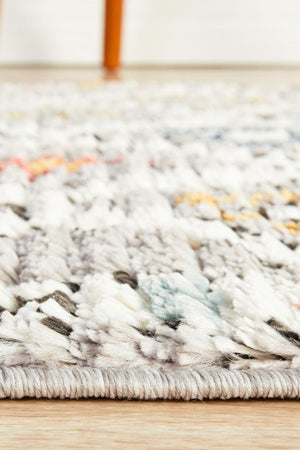 Marrakesh 555 Grey Runner Rug - Floorsome - Modern