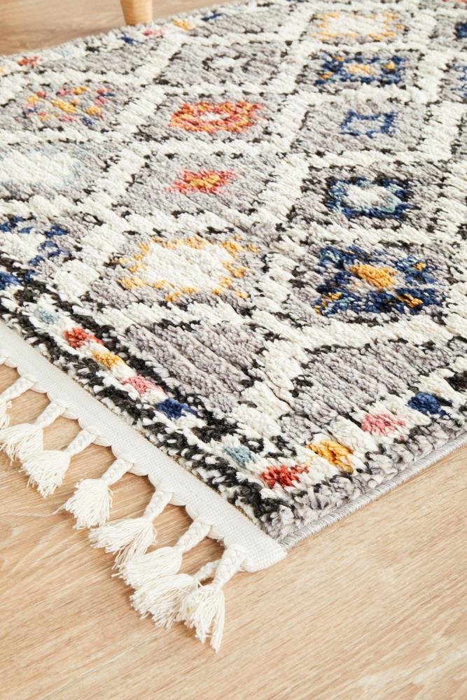Marrakesh 555 Grey Runner Rug - Floorsome - Modern - MKS - 555 - GRY - 300X80 - Modern