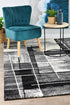 Marvel 297 Dark Grey Black Rug - Floorsome - MODERN - MILL - D297A - D.GREY - BLACK - 60X90 - MODERN