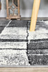 Marvel 297 Dark Grey Black Runner - Floorsome - runner - MILL - D297A - D.GREY - BLACK - 80X300 - runner