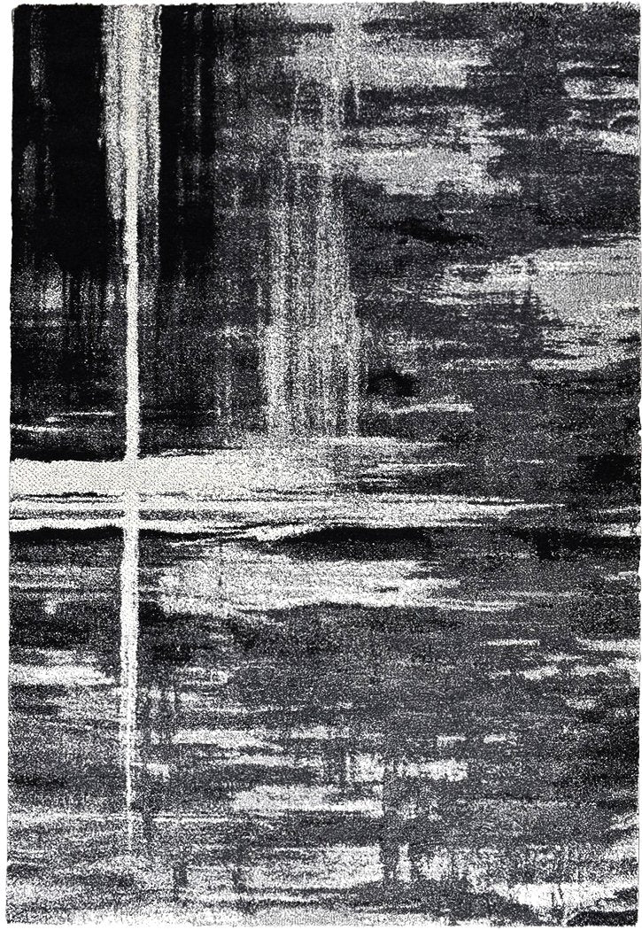 Marvel 347 Light Grey Dark Grey Rug - Floorsome - MODERN - MILL - B347B - L.GREY - D.GREY - 60X90 - MODERN