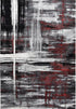 Marvel 347 Light Grey Red Rug - Floorsome - MODERN - MILL - B347B - L.GREY - RED - 60X90 - MODERN