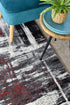 Marvel 347 Light Grey Red Runner - Floorsome - RUNNER - MILL - B347B - L.GREY - RED - 80X300 - RUNNER